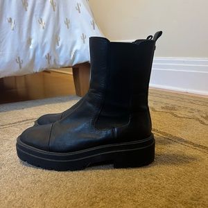 Sam Edelman Wellington Black Chelsea Boots